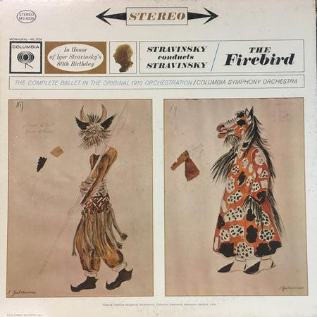 Igor Stravinsky - Columbia Symphony Orchestra : The Firebird (LP, Ter)