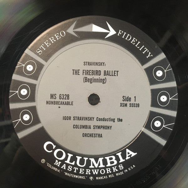 Igor Stravinsky - Columbia Symphony Orchestra : The Firebird (LP, Ter)