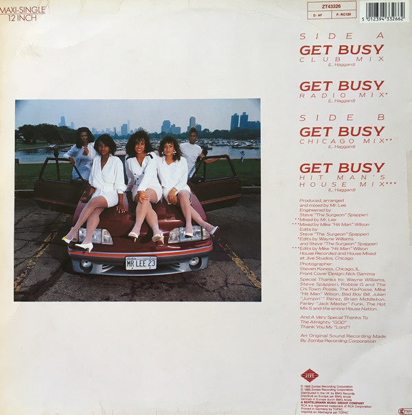 Mr. Lee : Get Busy (12", Maxi)
