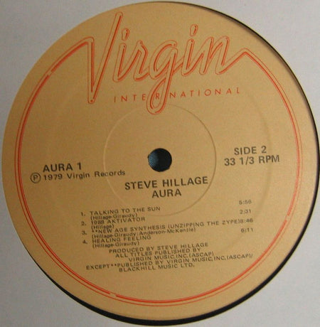 Steve Hillage : Aura (LP, Comp)