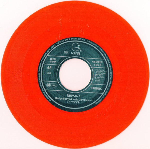 Nirvana : Heart-Shaped Box (7", Single, Ltd, Red)