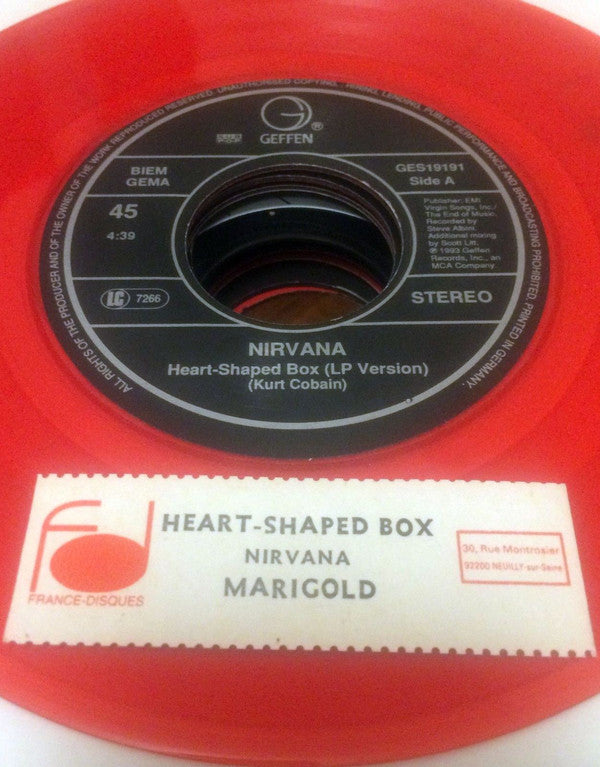 Nirvana : Heart-Shaped Box (7", Single, Ltd, Red)