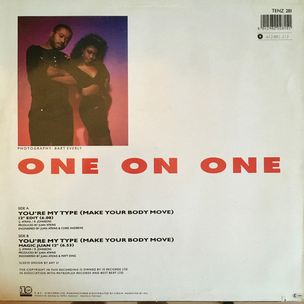 One On One : You're My Type (Make Your Body Move) (12")