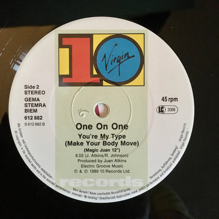 One On One : You're My Type (Make Your Body Move) (12")