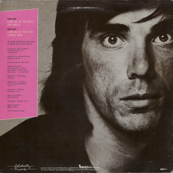 Roman Grey : Look Me In The Eyes (12")