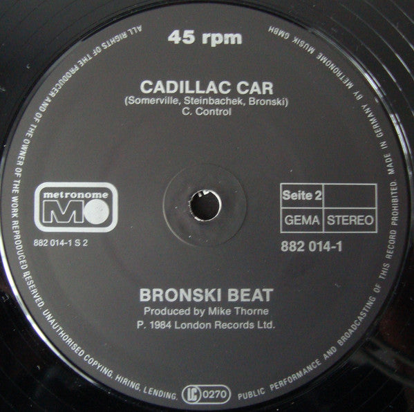 Bronski Beat : Why? (12", Maxi)