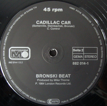 Bronski Beat : Why? (12", Maxi)