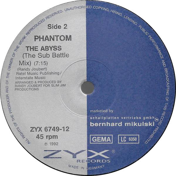 Phantom : The Abyss (12")