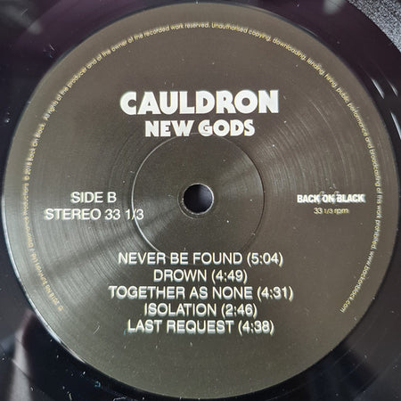 Cauldron : New Gods (LP, Album)