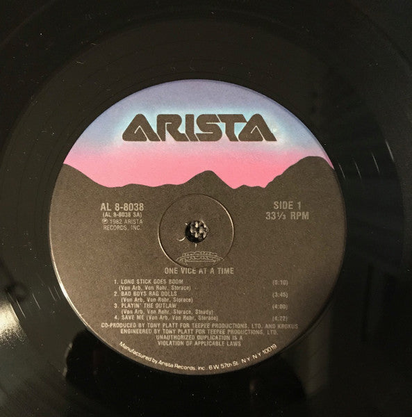 Krokus : One Vice At A Time (LP, Album)