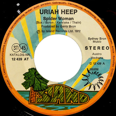 Uriah Heep : Spider Woman / Sunrise (7")