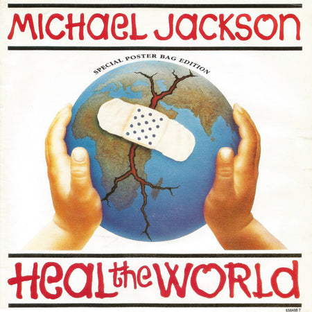 Michael Jackson : Heal The World (7", Single, S/Edition, Pos)