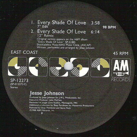 Jesse Johnson : Every Shade Of Love (12")