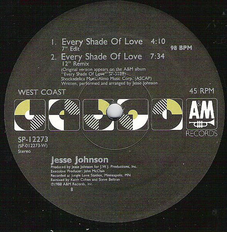 Jesse Johnson : Every Shade Of Love (12")