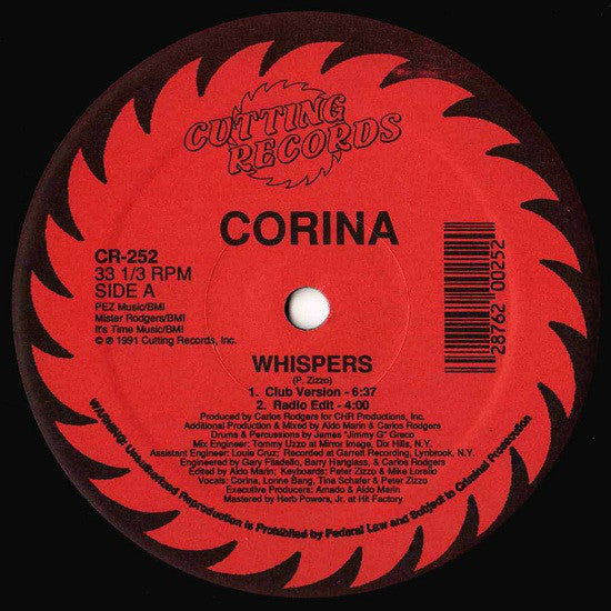 Corina : Whispers (12")