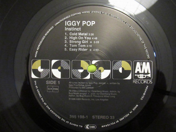 Iggy Pop : Instinct (LP, Album)