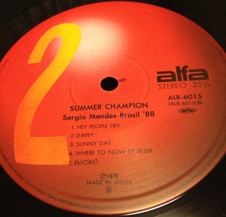 Sergio Mendes & Brasil '88 : Summer Champion (LP, Comp)