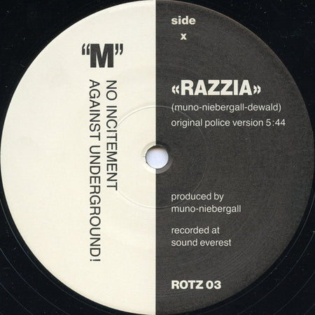 M : Razzia (12")