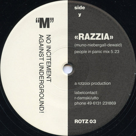 M : Razzia (12")