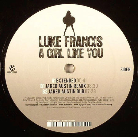Luke Francis : A Girl Like You (12")