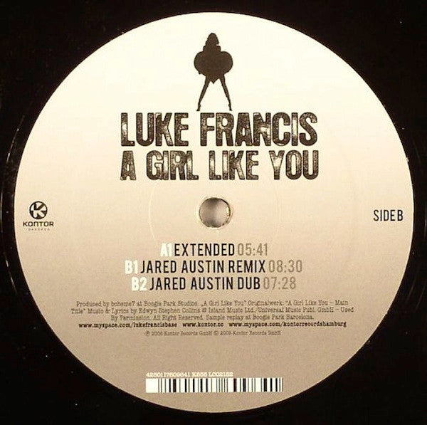 Luke Francis : A Girl Like You (12")