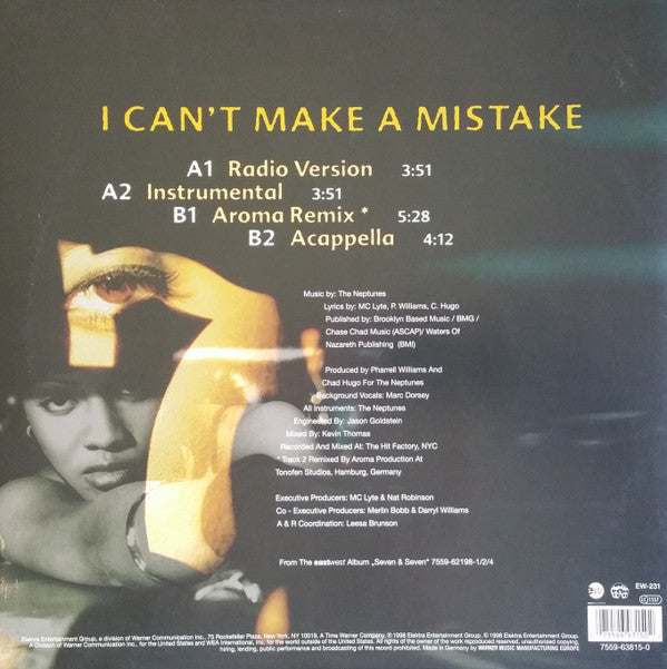 MC Lyte : I Can't Make A Mistake (12")