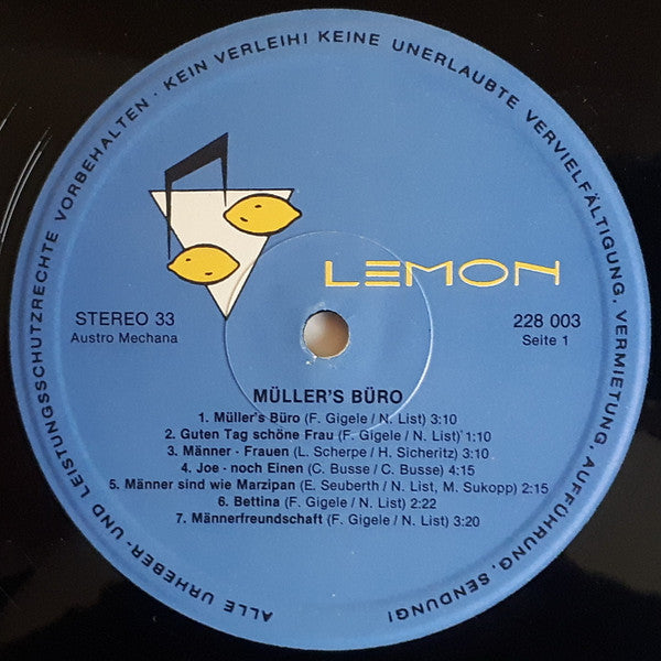 Various : Müllers Büro (Original Film-Musik) (LP, Album, Dif)