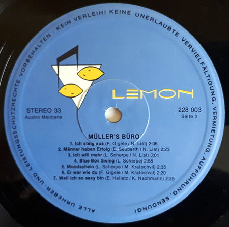 Various : Müllers Büro (Original Film-Musik) (LP, Album, Dif)
