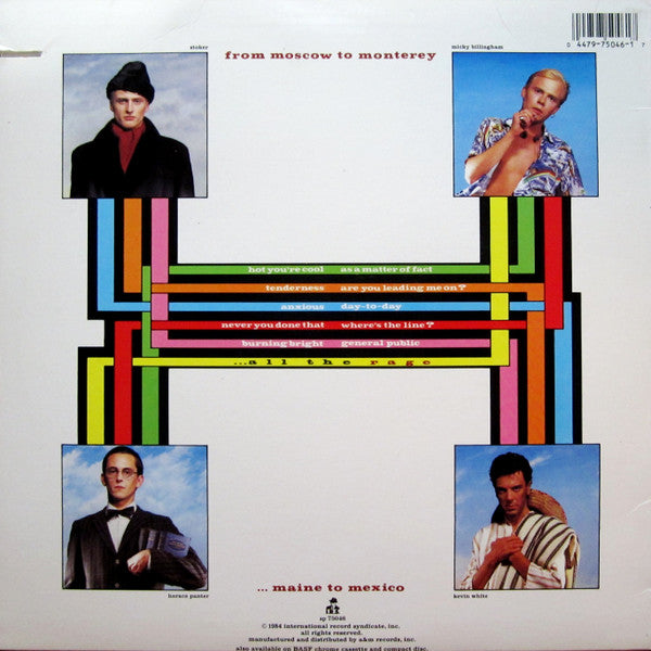 General Public : ...All The Rage (LP, Album, Ind)