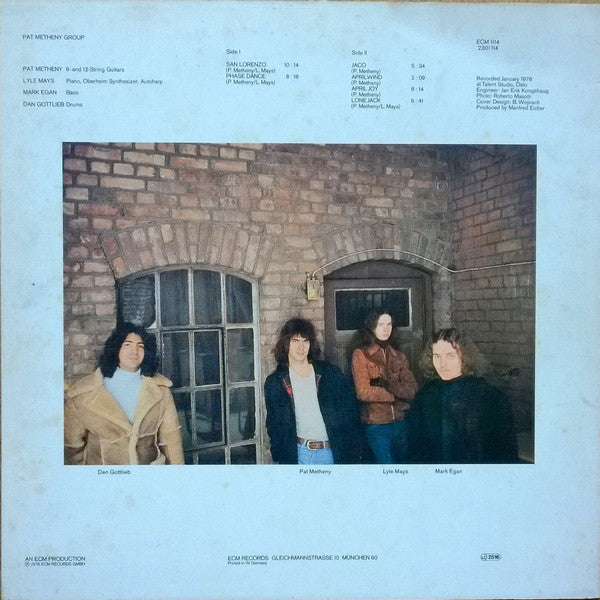 Pat Metheny Group : Pat Metheny Group (LP, Album)