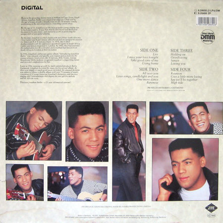 Jonathan Butler : Jonathan Butler (2xLP, Album, Gat)