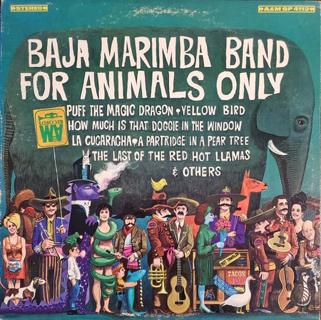 Baja Marimba Band : For Animals Only (LP, Album, Mon)