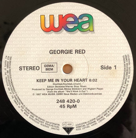 Georgie Red : Keep Me In Your Heart (12")