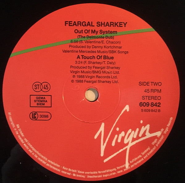 Feargal Sharkey : Out Of My System (12")