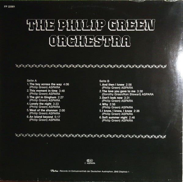 Philip Green And His Orchestra : The Philip Green Orchestra (LP, Album)
