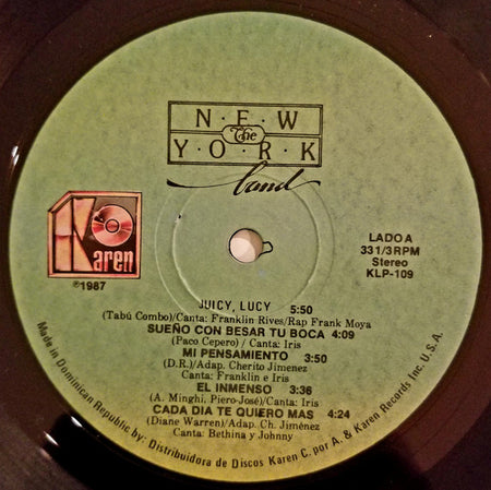 The New York Band : The New York Band (LP, Album)