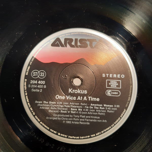 Krokus : One Vice At A Time (LP, Album)