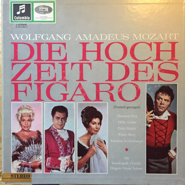 Wolfgang Amadeus Mozart, Staatskapelle Dresden, Otmar Suitner : Die Hochzeit Des Figaro (3xLP + Box)