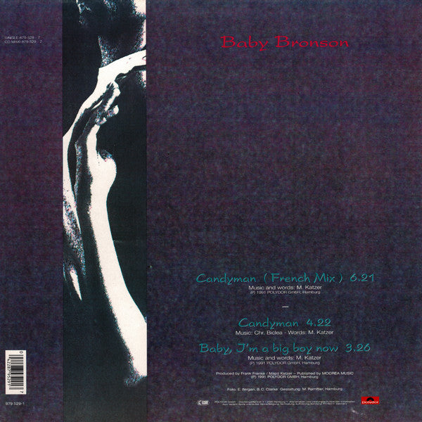 Baby Bronson : Candyman (12", Maxi)