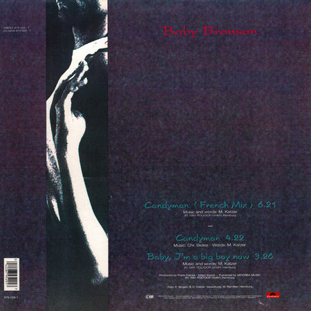 Baby Bronson : Candyman (12", Maxi)