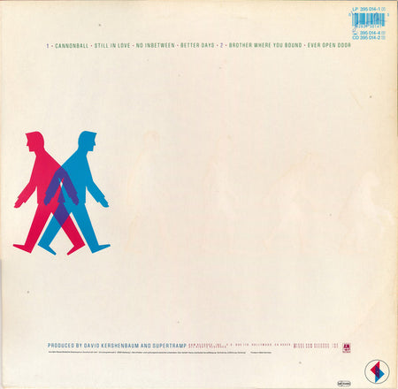 Supertramp : Brother Where You Bound (LP, Album, Emb)