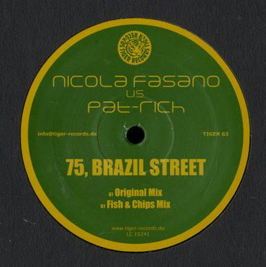 Nicola Fasano Vs Pat-Rich : 75, Brazil Street (12")