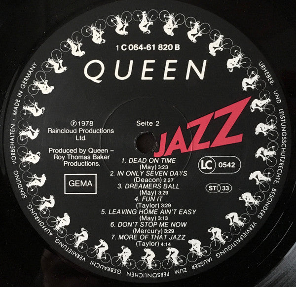 Queen : Jazz (LP, Album, RP, Gat)
