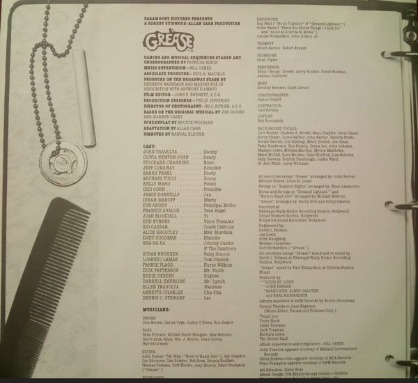Various :  Grease (The Original Soundtrack From The Motion Picture)  (2xLP, Gat)