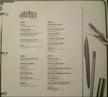 Various :  Grease (The Original Soundtrack From The Motion Picture)  (2xLP, Gat)
