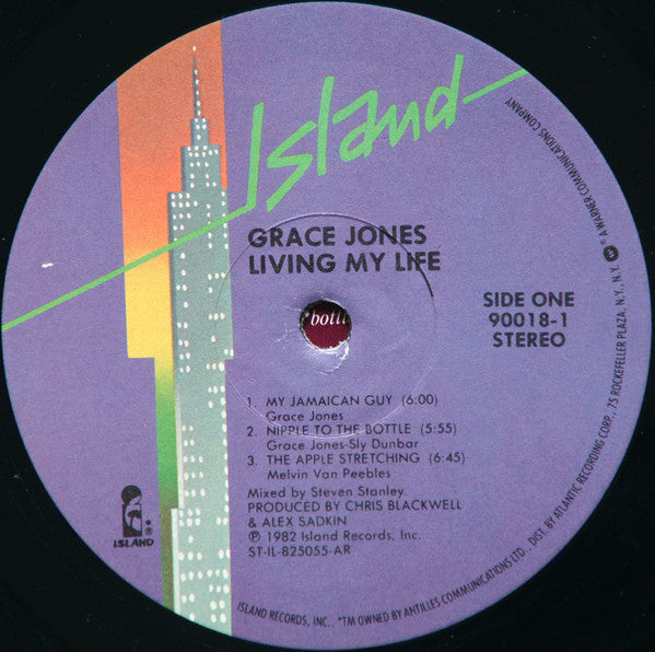 Grace Jones : Living My Life (LP, Album, All)