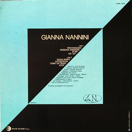 Gianna Nannini : G. N. (LP, Album)