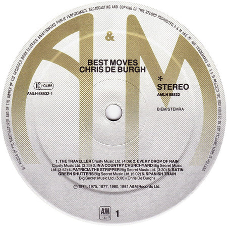 Chris de Burgh : Best Moves (LP, Comp)