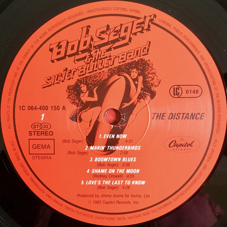 Bob Seger And The Silver Bullet Band : The Distance (LP, Album)