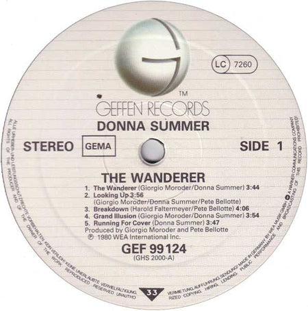 Donna Summer : The Wanderer (LP, Album)